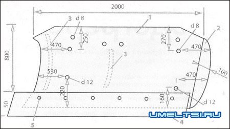 Самодельный снегоочиститель. Отвал своими руками Самодельный снегоочиститель. Отвал своими руками