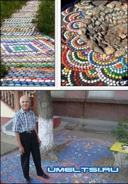 Дорожки из подручных материалов