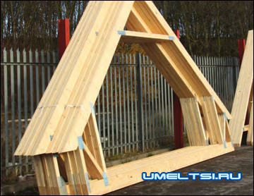 Основа скатной крыши