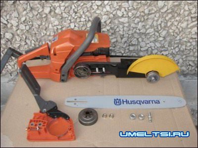 приспособление к бензопиле