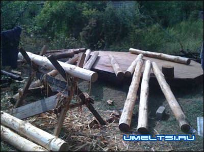 каркас беседки