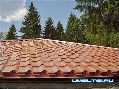 кровля каркасного гаража