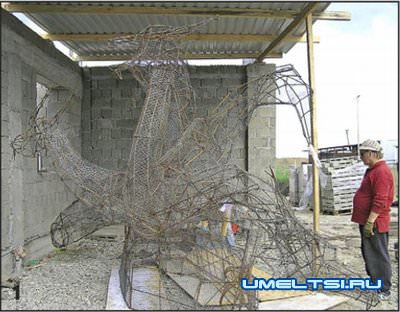 бетонная скульптура своими руками