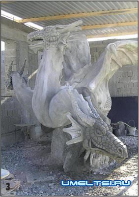 бетонная скульптура своими руками