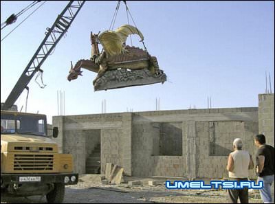 бетонная скульптура своими руками