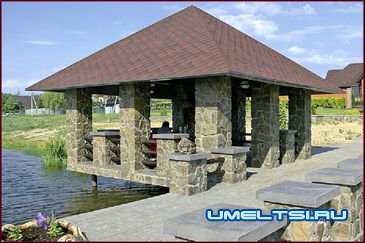 беседка на пирсе беседка на пирсе