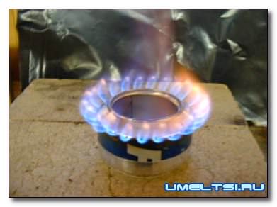 спиртовая горелка своими руками