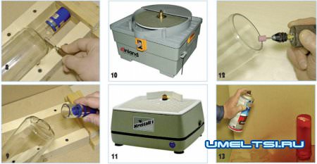 ваза из бутылки своими руками