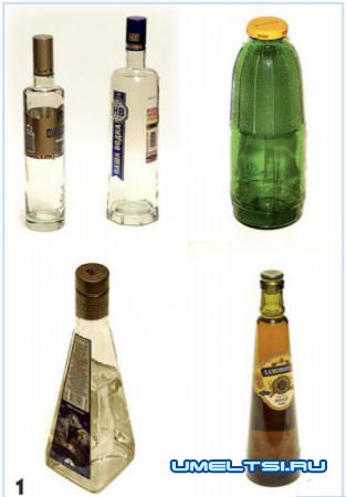 ваза из бутылки своими руками