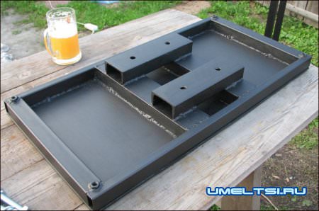 столешня с криплением для вибратора