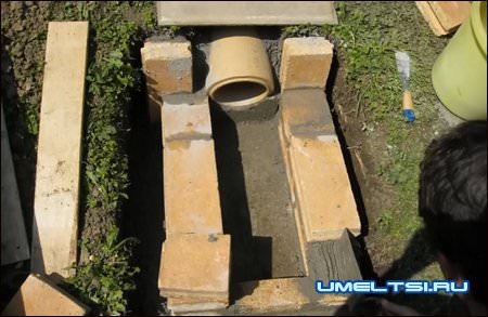 стоительство коптильни, строительство топки