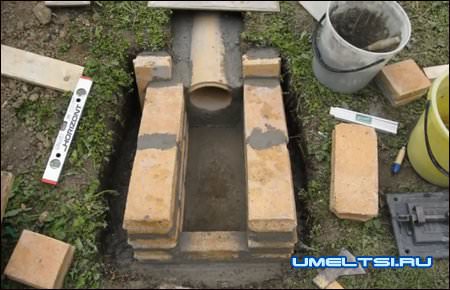 стоительство коптильни, строительство топки