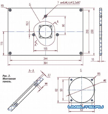 чертежи фрезерного станка