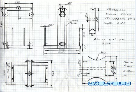 чертеж тренажера