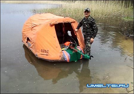 Лодочный мотор из бензопилы Лодочный мотор из бензопилы