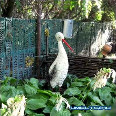 фигурка для сада аист фигурка для сада аист