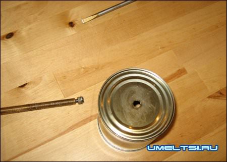 Аппарат для сладкой ваты-крепление банки