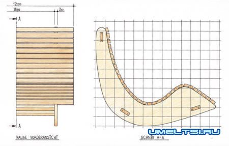 Кресло-качалка для двоих