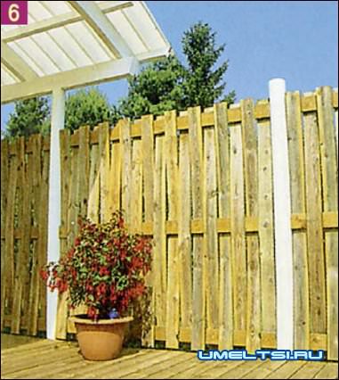 мастер-класс по изготовлению забора