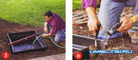 как построить фонтан