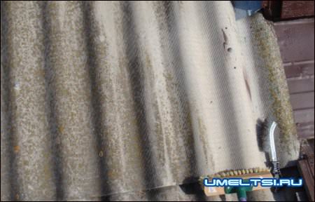 покраска шифера своими руками