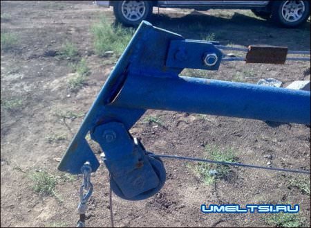 Подъемный кран своими руками