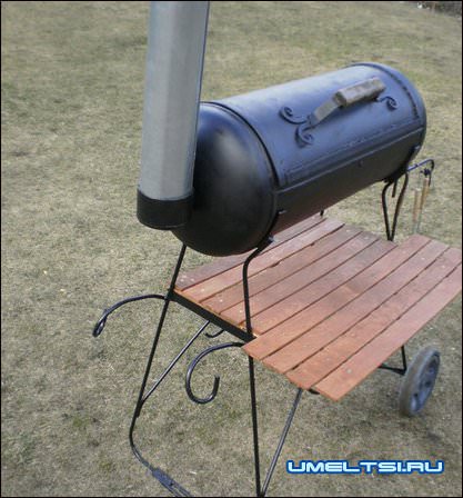 мангал из газового баллона