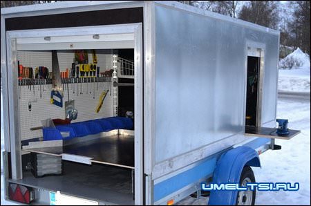 отделка прицепа