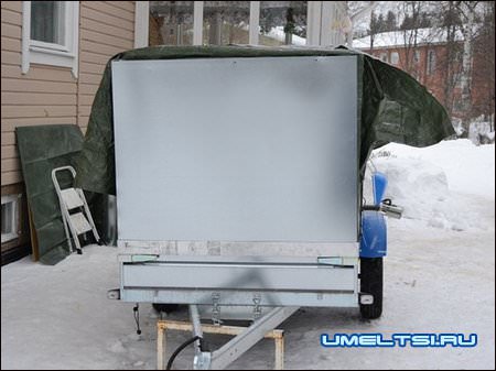 отделка прицепа