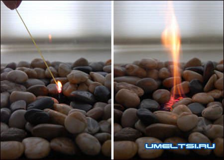 самодельный биокамин