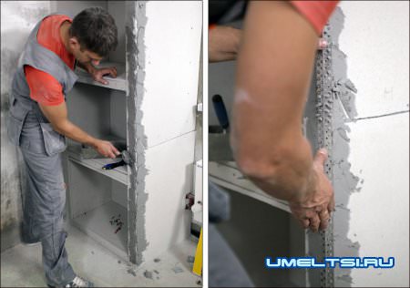 зашпаклевываем все поверхности комнаты