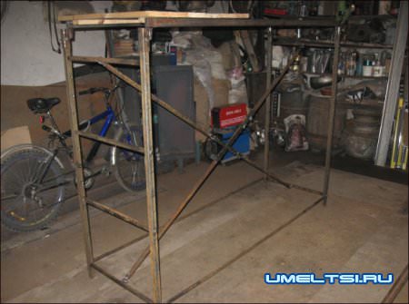 Строительные леса своими руками