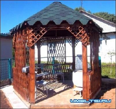 Строим беседку Строим беседку