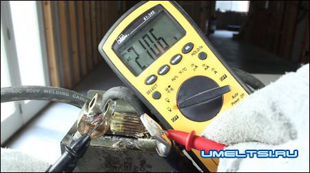 замерка данных прибором