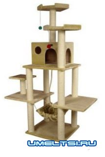 Кошачий игровой комплекс своими руками