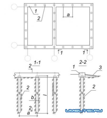 Свайный фундамент: