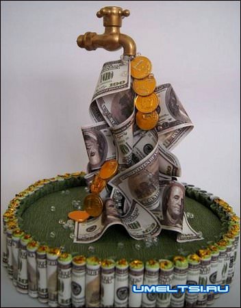 Денежный кран. Мастер - класс. Денежный кран. Мастер - класс.