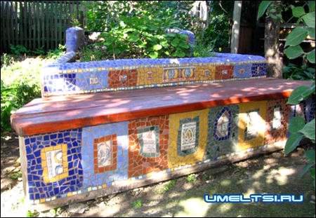 Мозаика из битой плитки