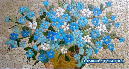 Мозаика из битой плитки
