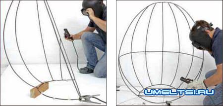 Подвесное кресло технология изготовления