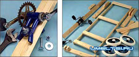 Ход работы по изготовлению детского автомобиля