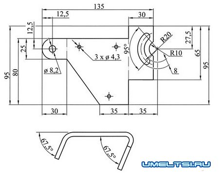 чертеж скребок чертеж скребок
