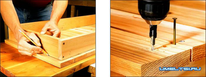 последовательность работы по изготовлению столика