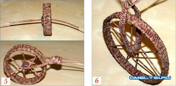 Кашпо-велосипед своими руками