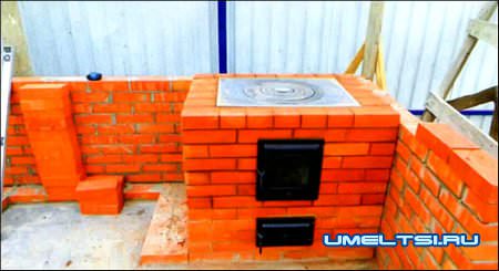 комплекс барбекю ход работ