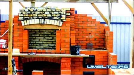 комплекс барбекю ход работ