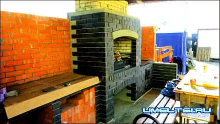 комплекс барбекю ход работ