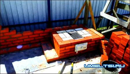 комплекс барбекю ход работ