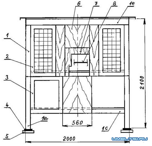Чертеж курятника Чертеж курятника