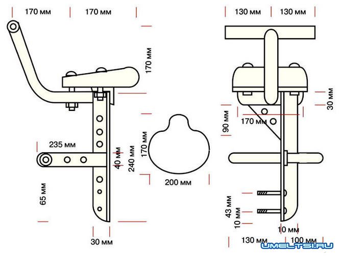 Велокресло своими руками чертеж Велокресло своими руками чертеж